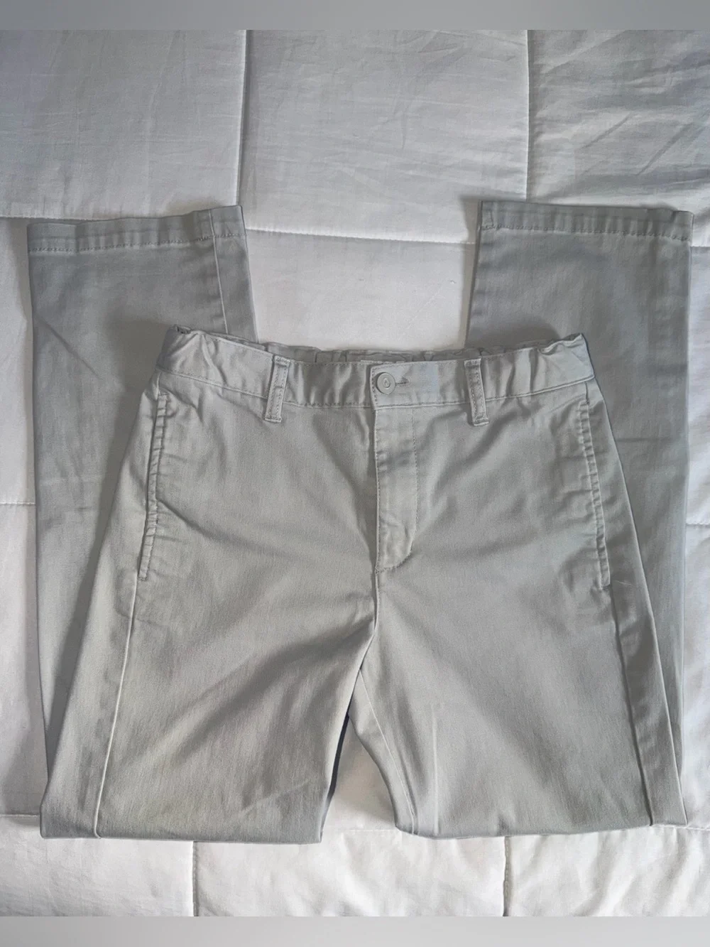 Cat & Jack Boys Slim Khaki Chino Straight Pants - 14